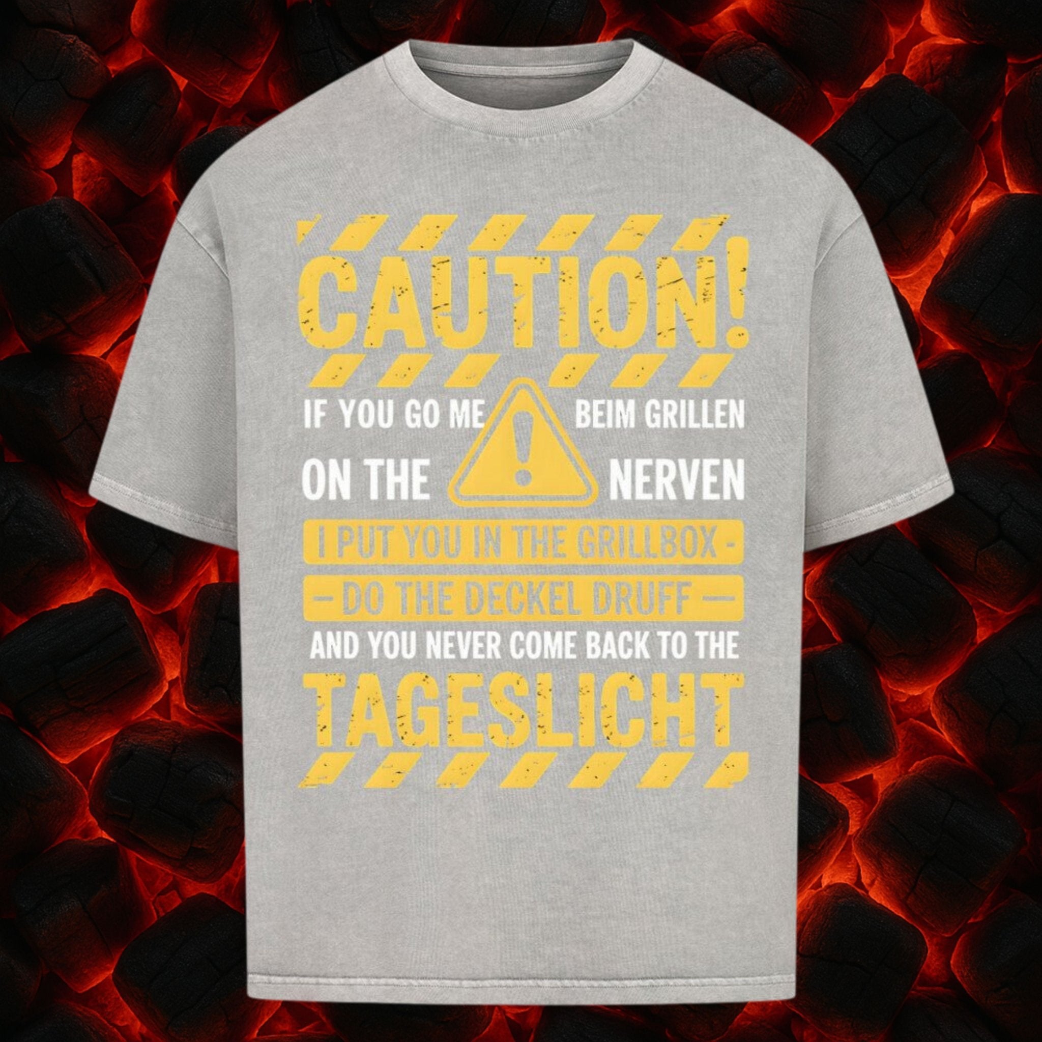 Caution Grillen - VACANCY Oversized Shirt | T-Shirt | Meatware