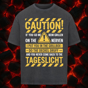 Caution Grillen - VACANCY Oversized Shirt | T-Shirt | Meatware