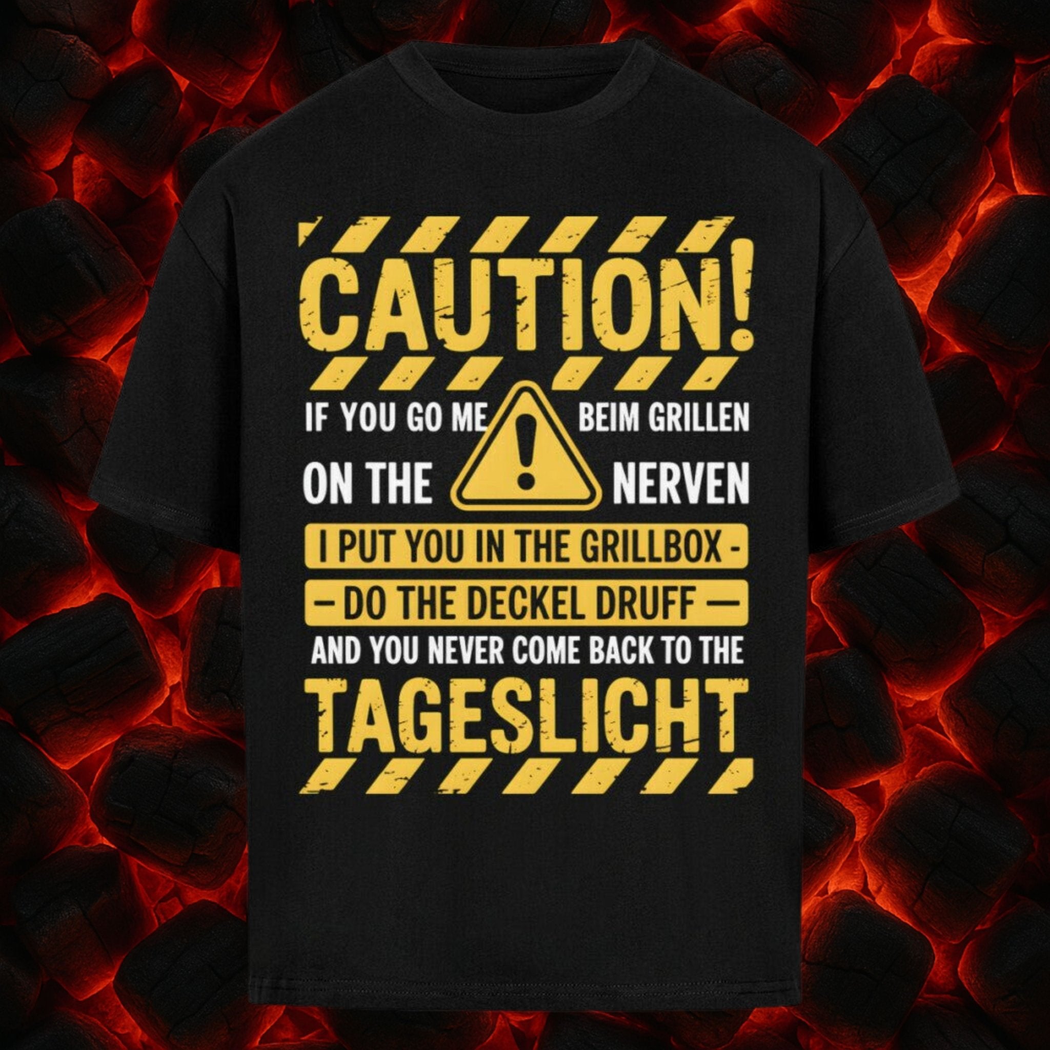 Caution Grillen - VACANCY Oversized Shirt | T-Shirt | Meatware