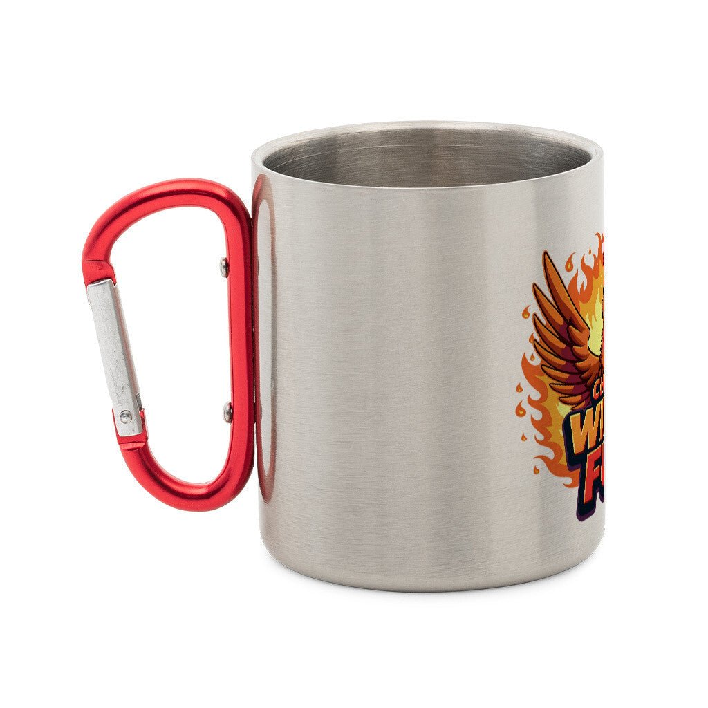 Chicken Wings of Fury - Edelstahl - Tasse mit Karabiner | Mug | Meatware
