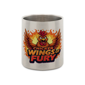 Chicken Wings of Fury - Edelstahl - Tasse mit Karabiner | Mug | Meatware