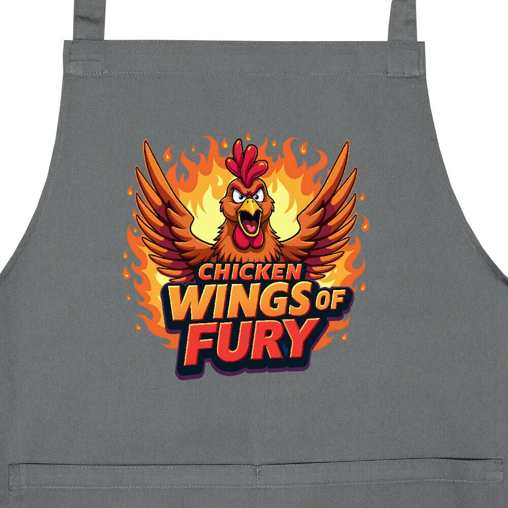 Chicken Wings of Fury - Grill - oder Kochschürze | Apron | Meatware