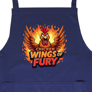 Chicken Wings of Fury - Grill - oder Kochschürze | Apron | Meatware