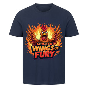 Chicken Wings of Fury - HigherBlanks Premium T-Shirt | T-Shirt | Meatware