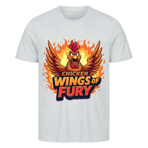 Chicken Wings of Fury - HigherBlanks Premium T-Shirt | T-Shirt | Meatware