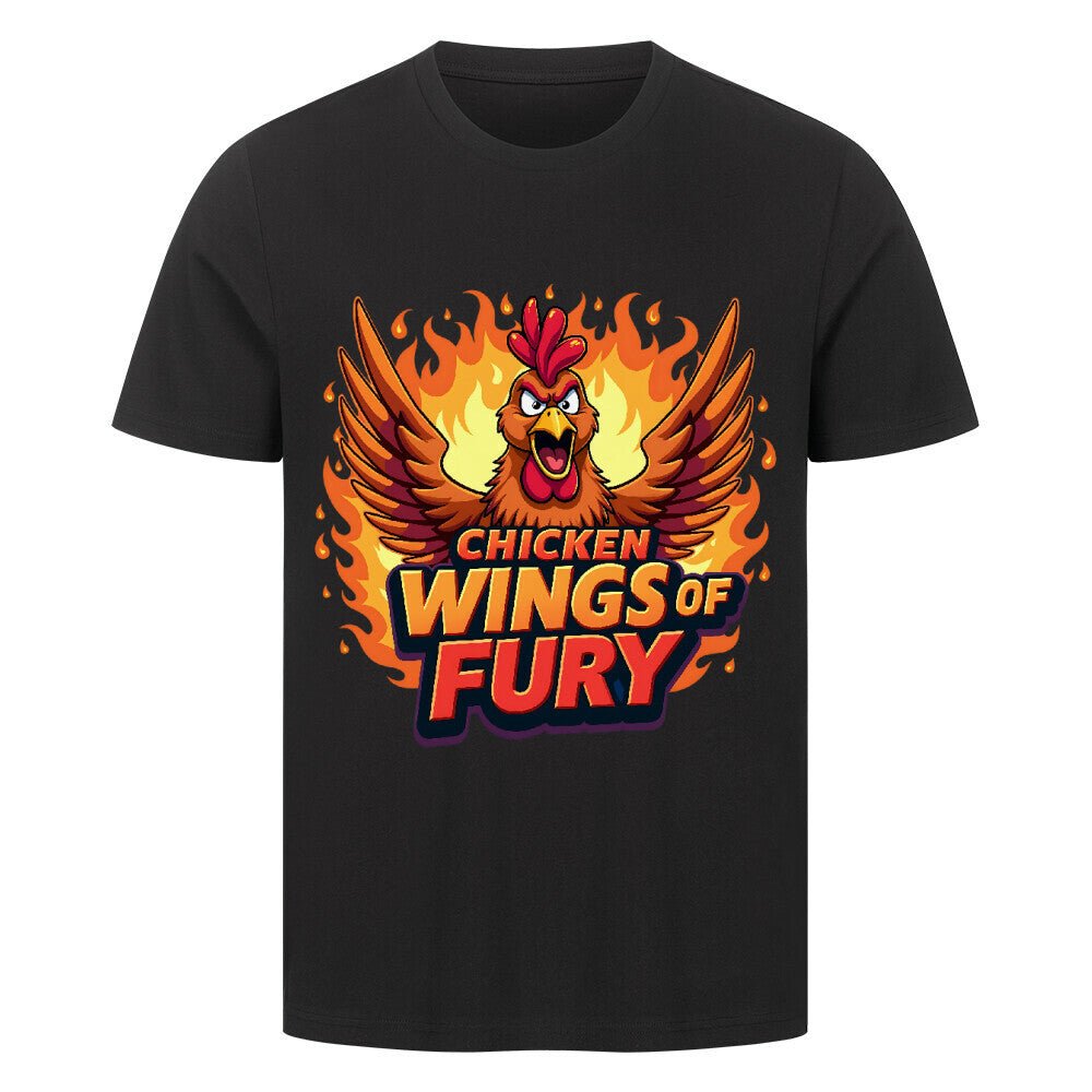 Chicken Wings of Fury - HigherBlanks Premium T-Shirt | T-Shirt | Meatware