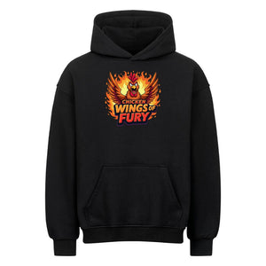 Chicken Wings of Fury - VACANCY Oversized Hoodie | Hoodie | Meatware