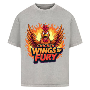 Chicken Wings of Fury - VACANCY Oversized Shirt | T-Shirt | Meatware