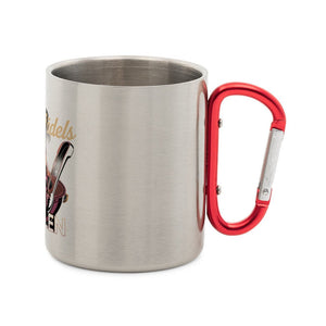 Coole Mädels grillen - Edelstahl - Tasse mit Karabiner | Mug | Meatware