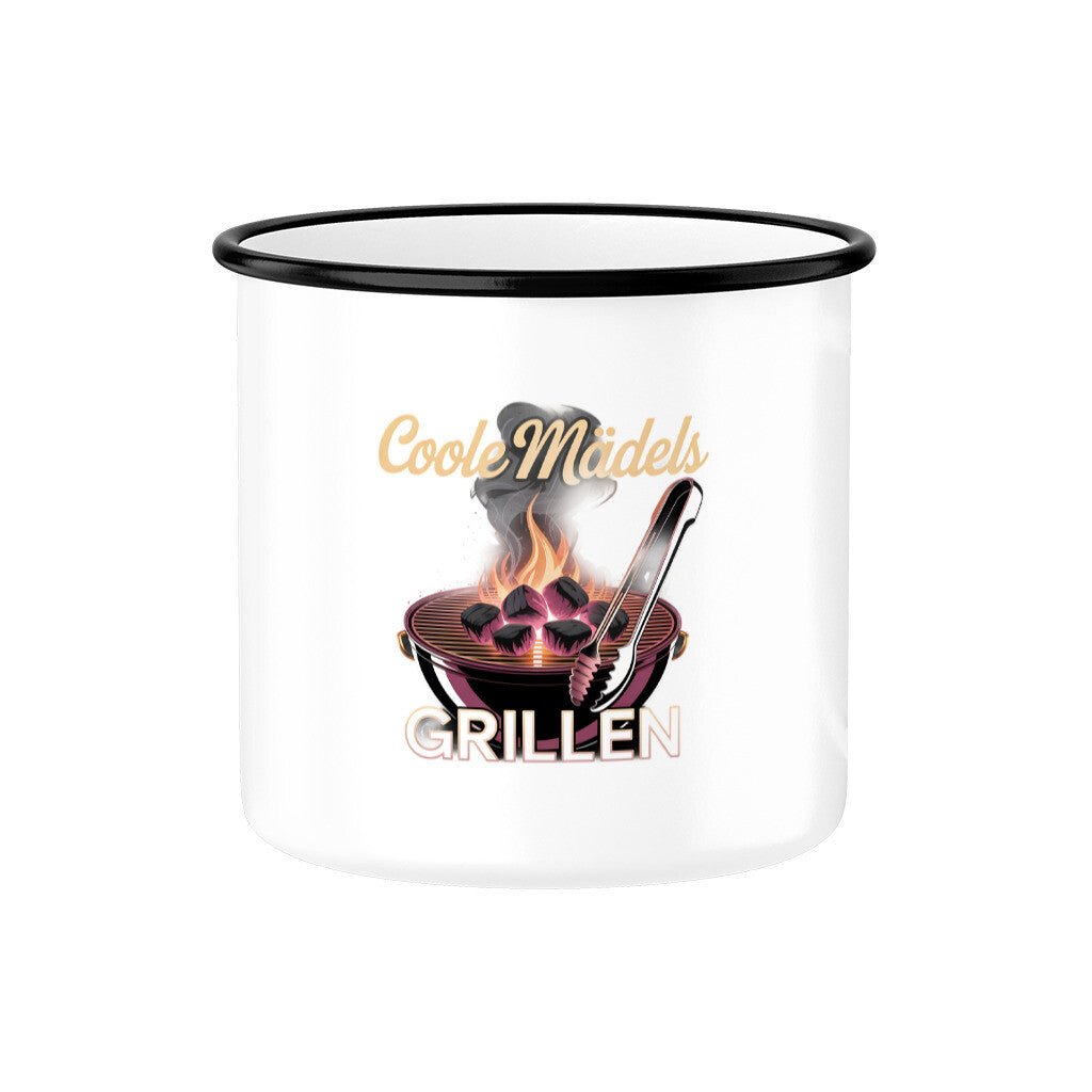 Coole Mädels grillen - Emaille Tasse | Mug | Meatware