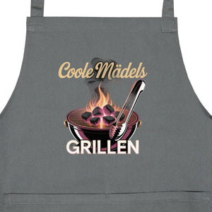 Coole Mädels grillen - Grillschürze | Apron | Meatware