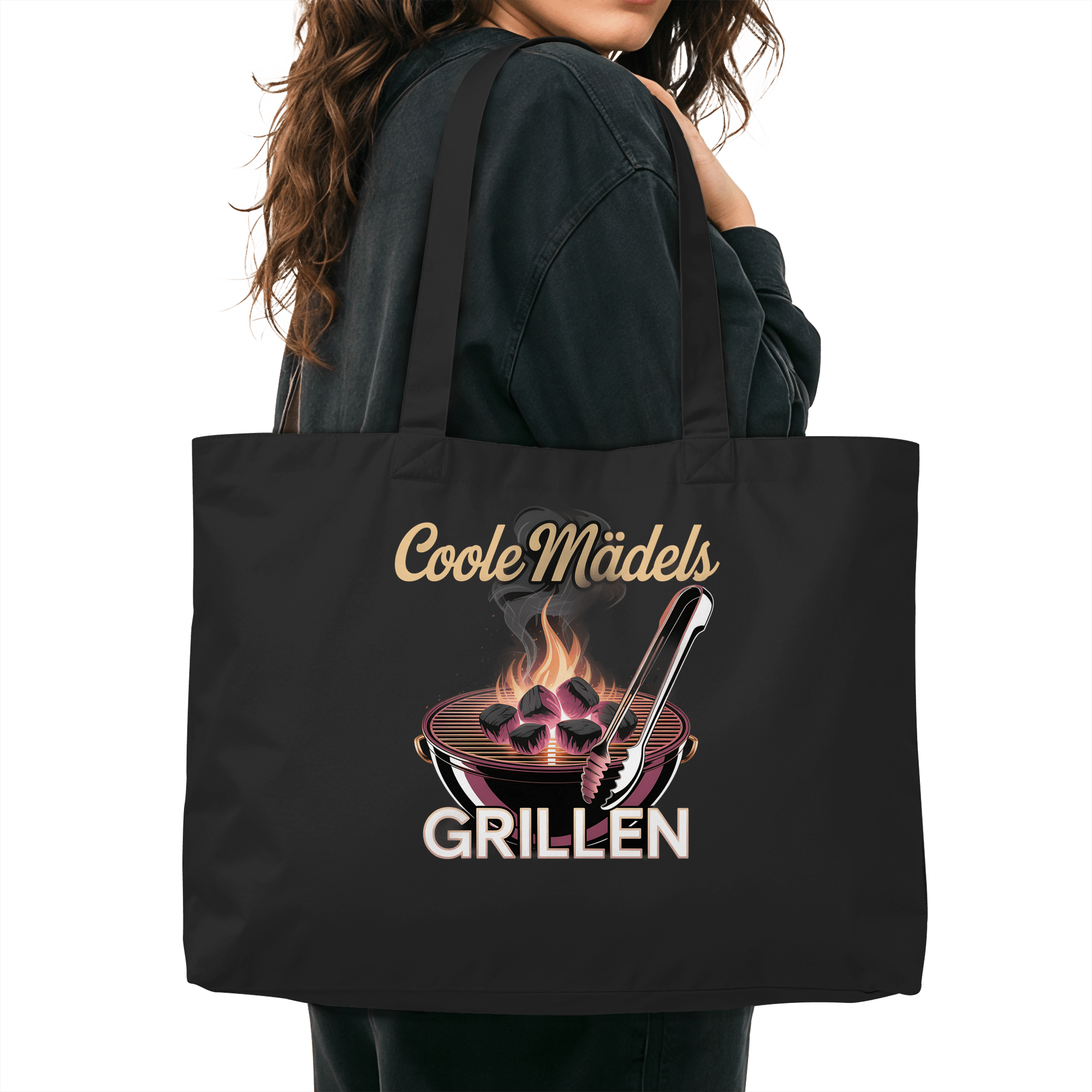 Coole Mädels grillen“ - Organic Shopping - Bag - Organic Shopping - Bag | Taschen | Meatware