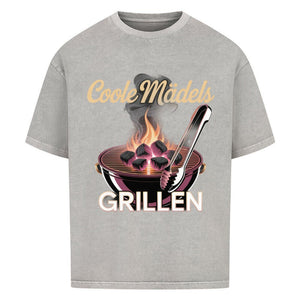 Coole Mädels grillen - VACANCY Oversized Shirt | T-Shirt | Meatware
