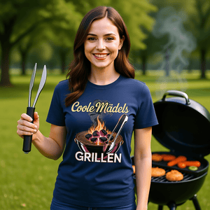 Coole Mädels grillen - VACANCY Oversized Shirt | T-Shirt | Meatware