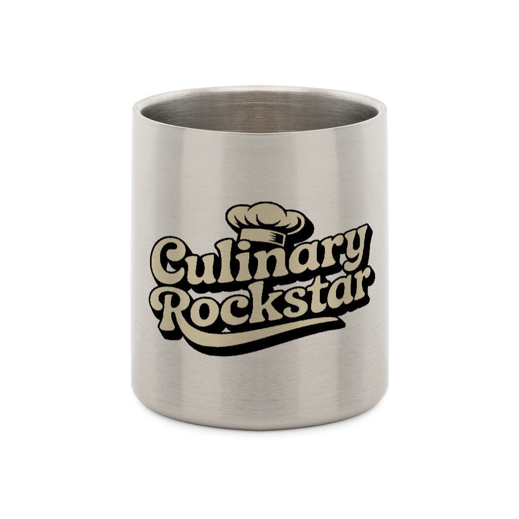 Culinar Rockstar - Edelstahl - Tasse mit Karabiner | Mug | Meatware