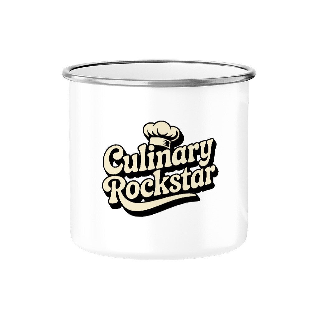 Culinar Rockstar - Emaille Tasse | Mug | Meatware