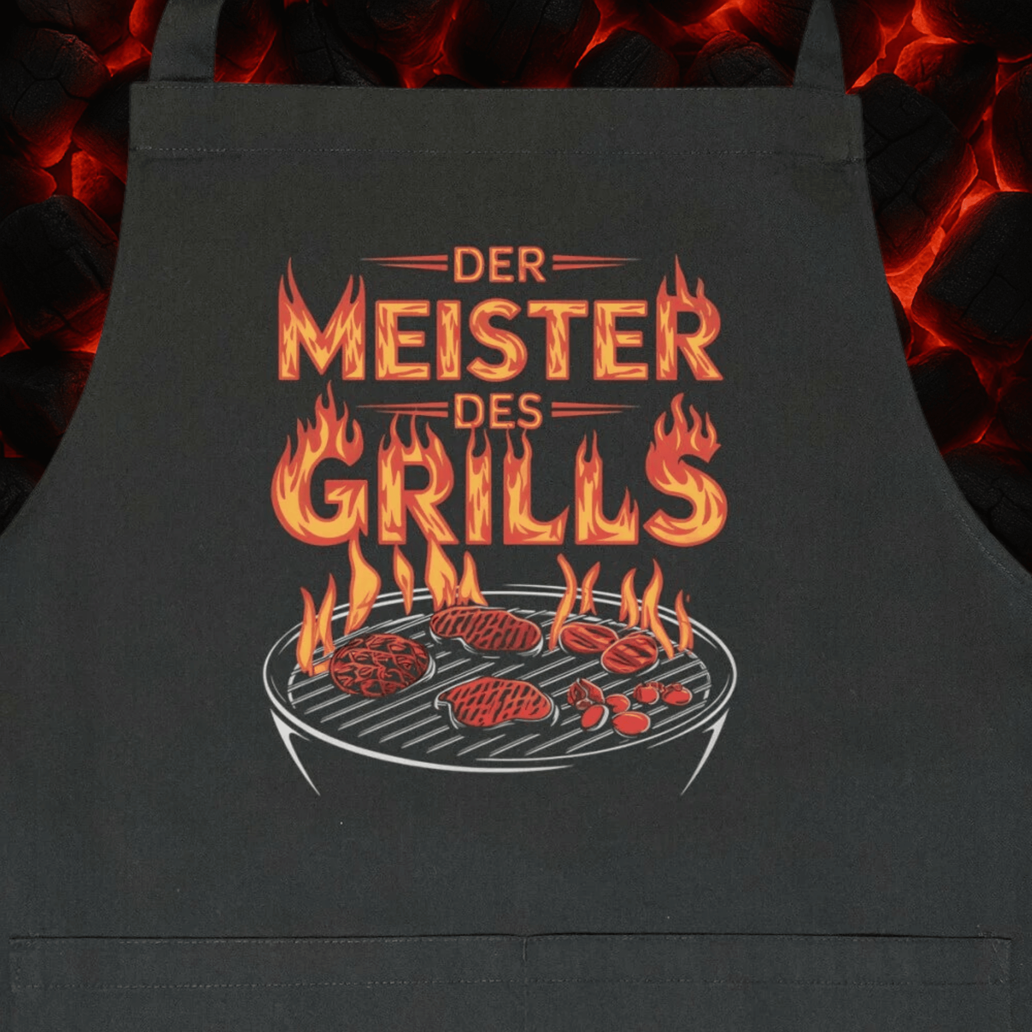 Der Meister des Grills - Grillschürze | Apron | Meatware