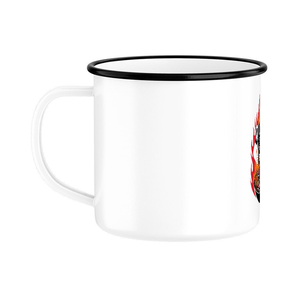 Der Meister des Grills (ohne Kopf) - Emaille Tasse | Mug | Meatware