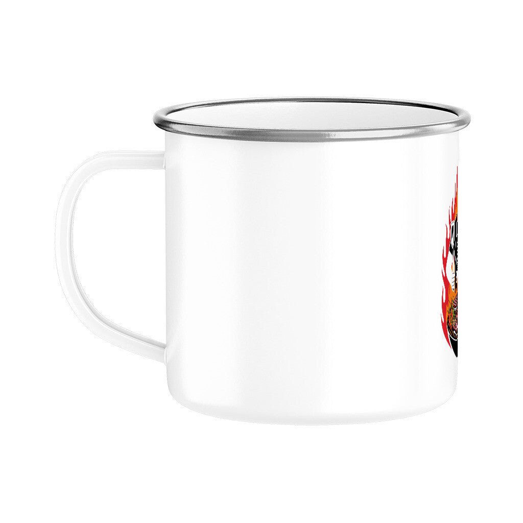 Der Meister des Grills (ohne Kopf) - Emaille Tasse | Mug | Meatware