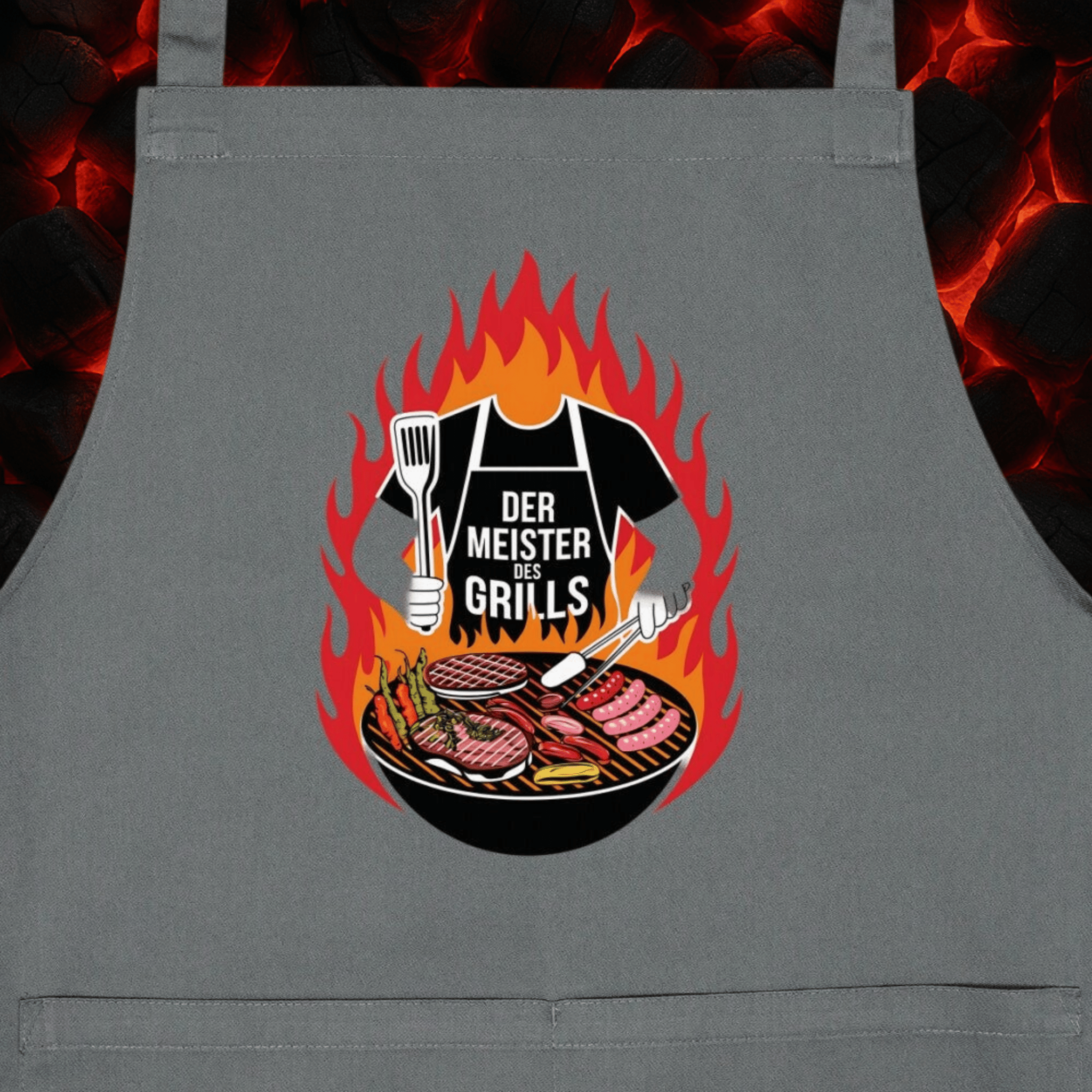 Der Meister des Grills (ohne Kopf) - Grillschürze | Apron | Meatware