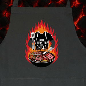 Der Meister des Grills (ohne Kopf) - Grillschürze | Apron | Meatware