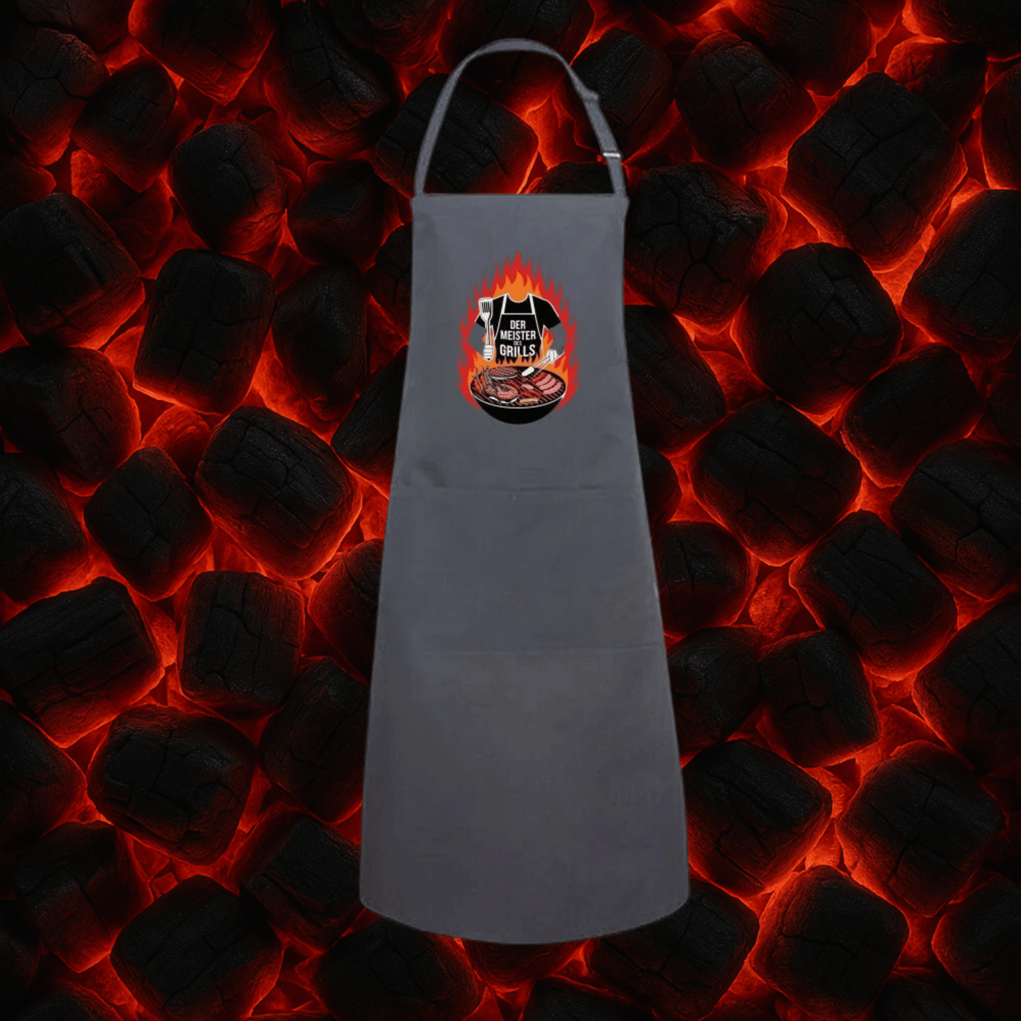 Der Meister des Grills (ohne Kopf) - Grillschürze | Apron | Meatware