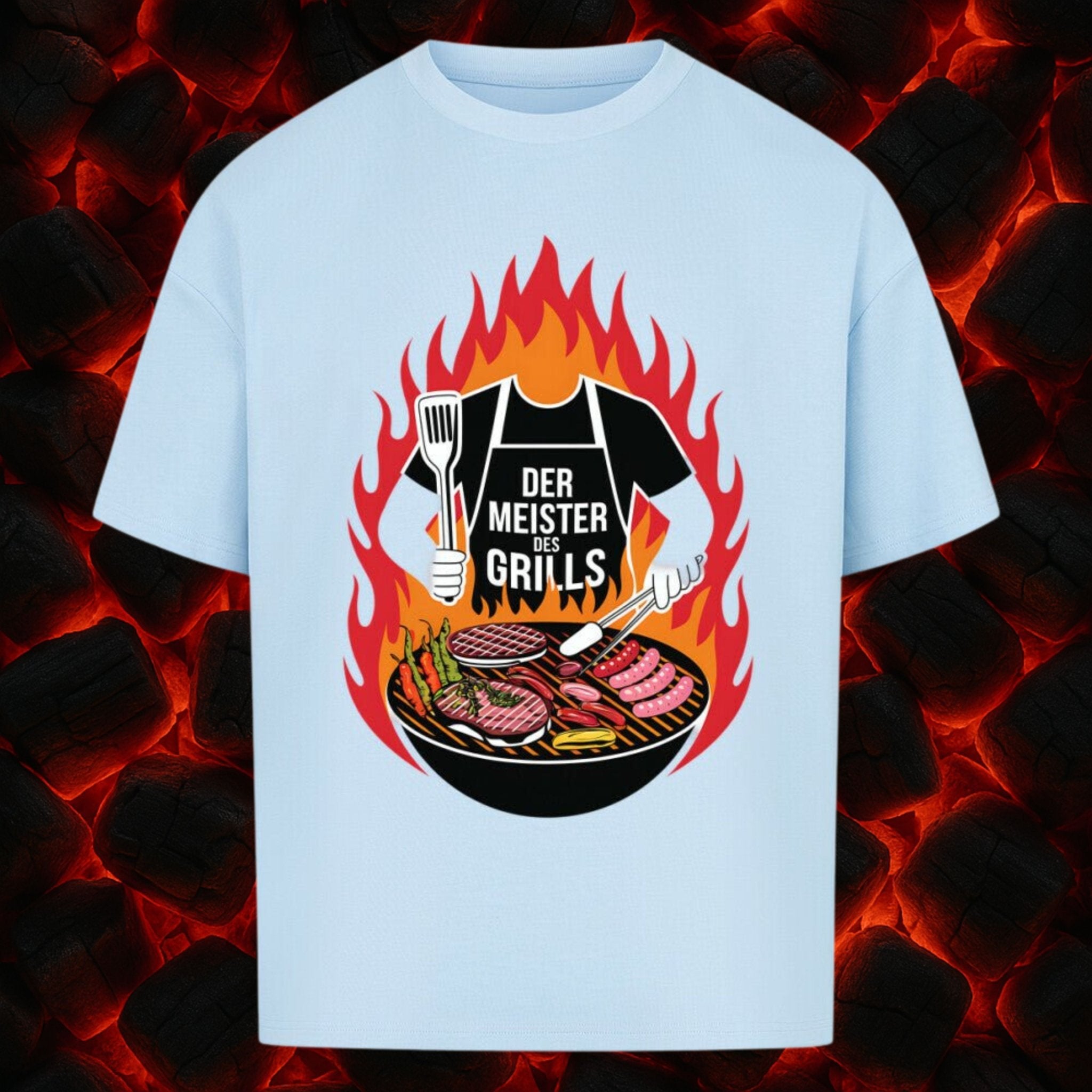 Der Meister des Grills (ohne Kopf) - VACANCY Oversized Shirt | T-Shirt | Meatware