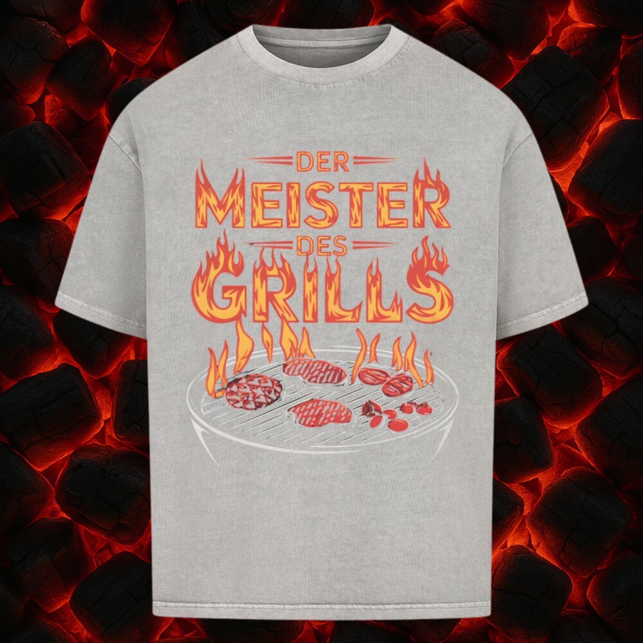 Der Meister des Grills - VACANCY Oversized Shirt | T-Shirt | Meatware
