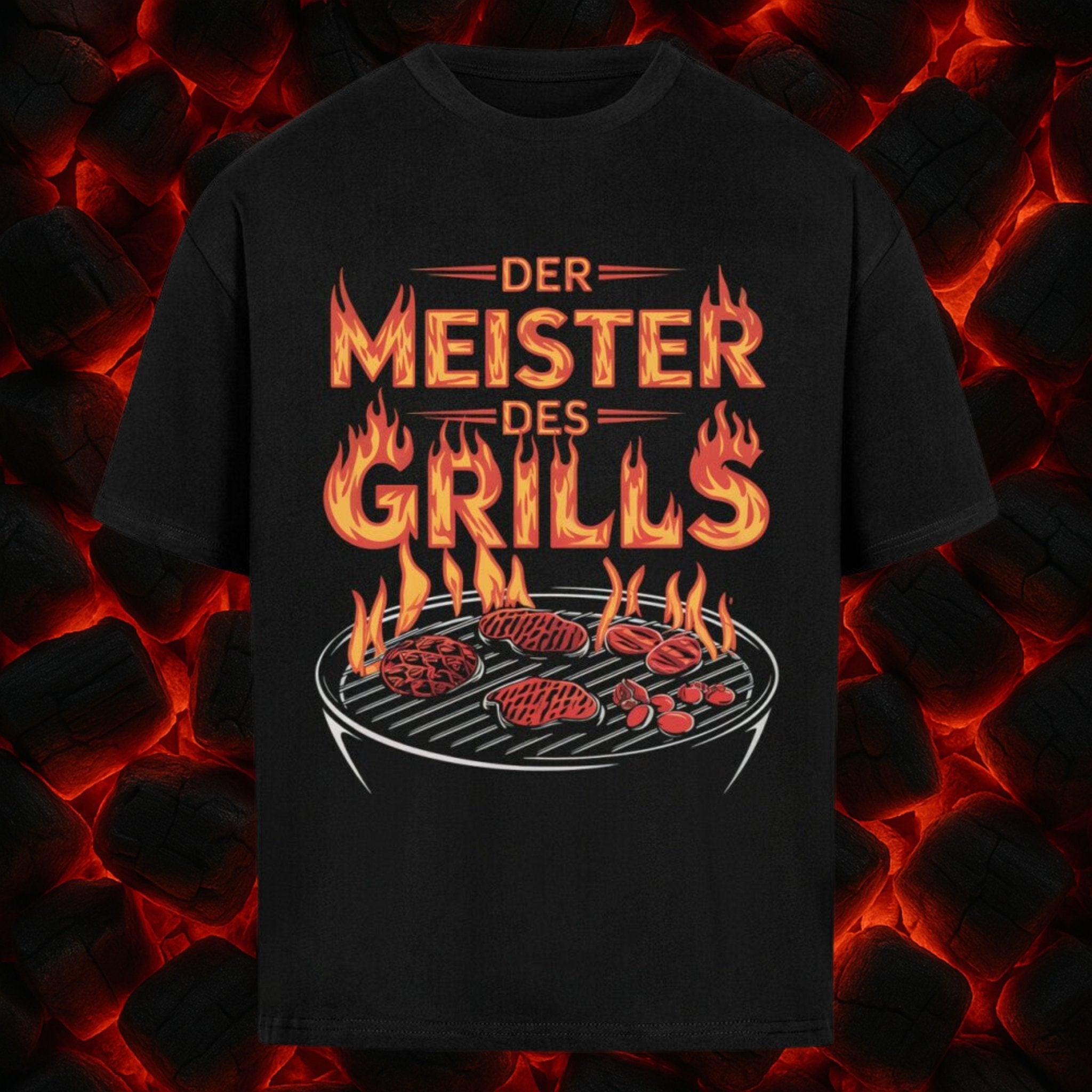 Der Meister des Grills - VACANCY Oversized Shirt | T-Shirt | Meatware