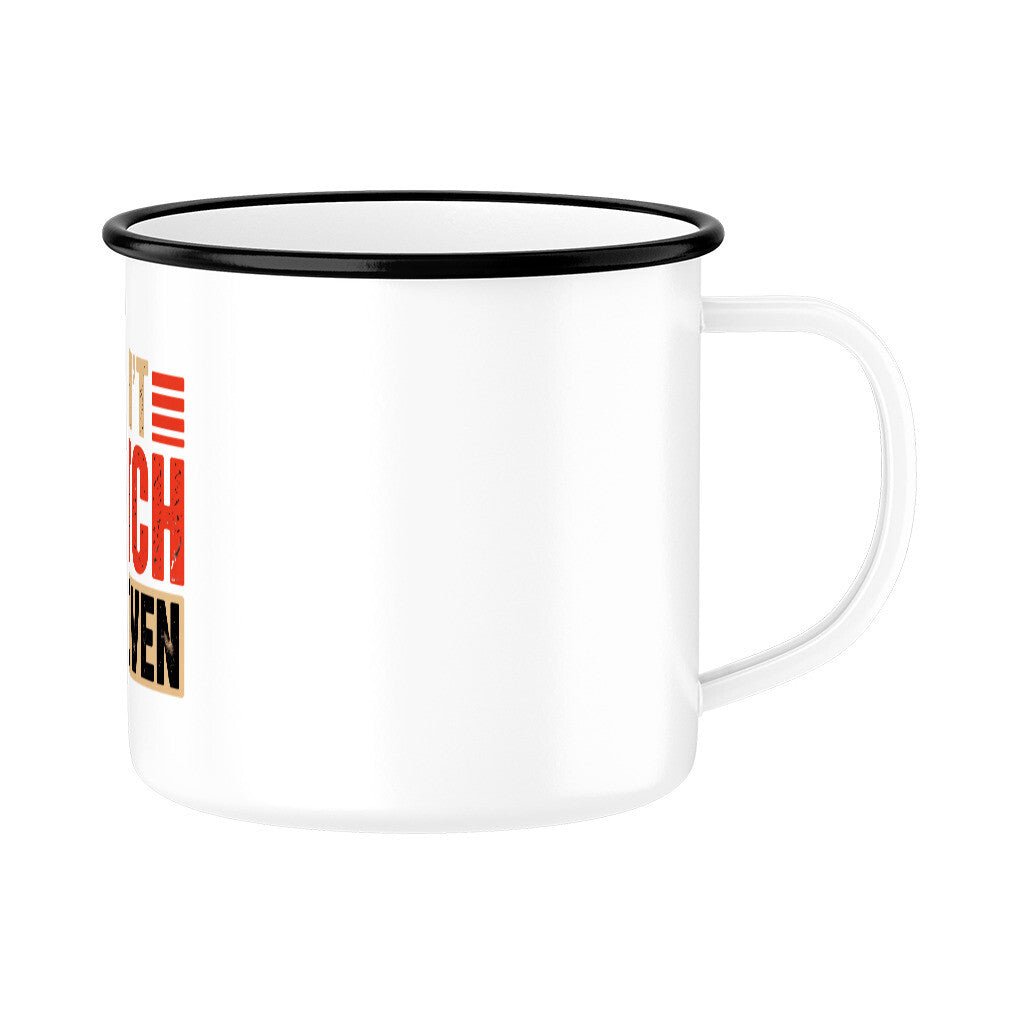 Don’t Dutch My Oven – Emaille Tasse | Mug | Meatware