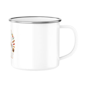 Eat Sleep Grill Repeat - Emaille Tasse | Mug | Meatware