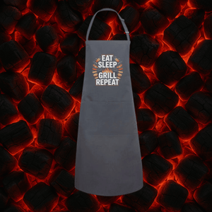 Eat Sleep Grill Repeat - Grillschürze | Apron | Meatware