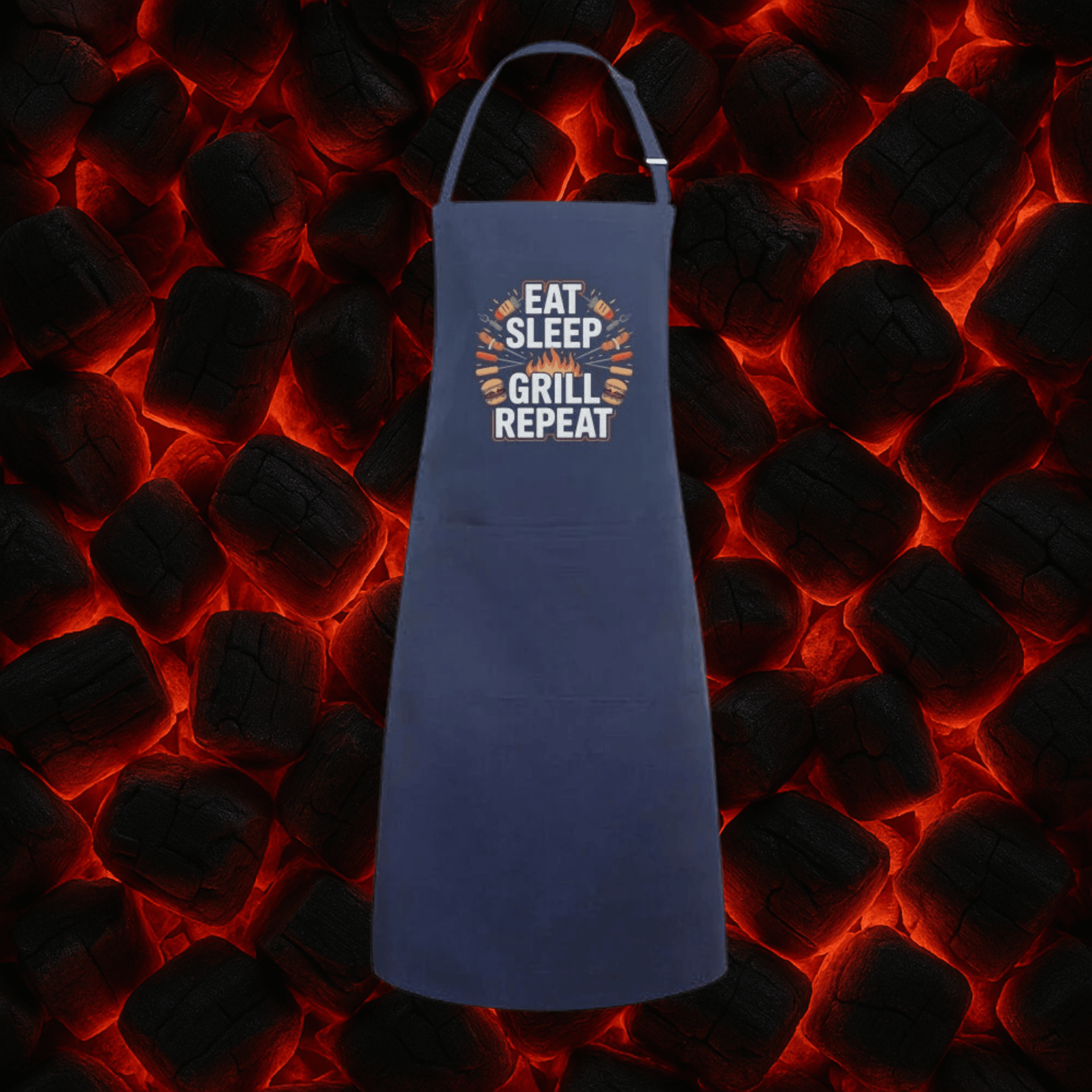 Eat Sleep Grill Repeat - Grillschürze | Apron | Meatware