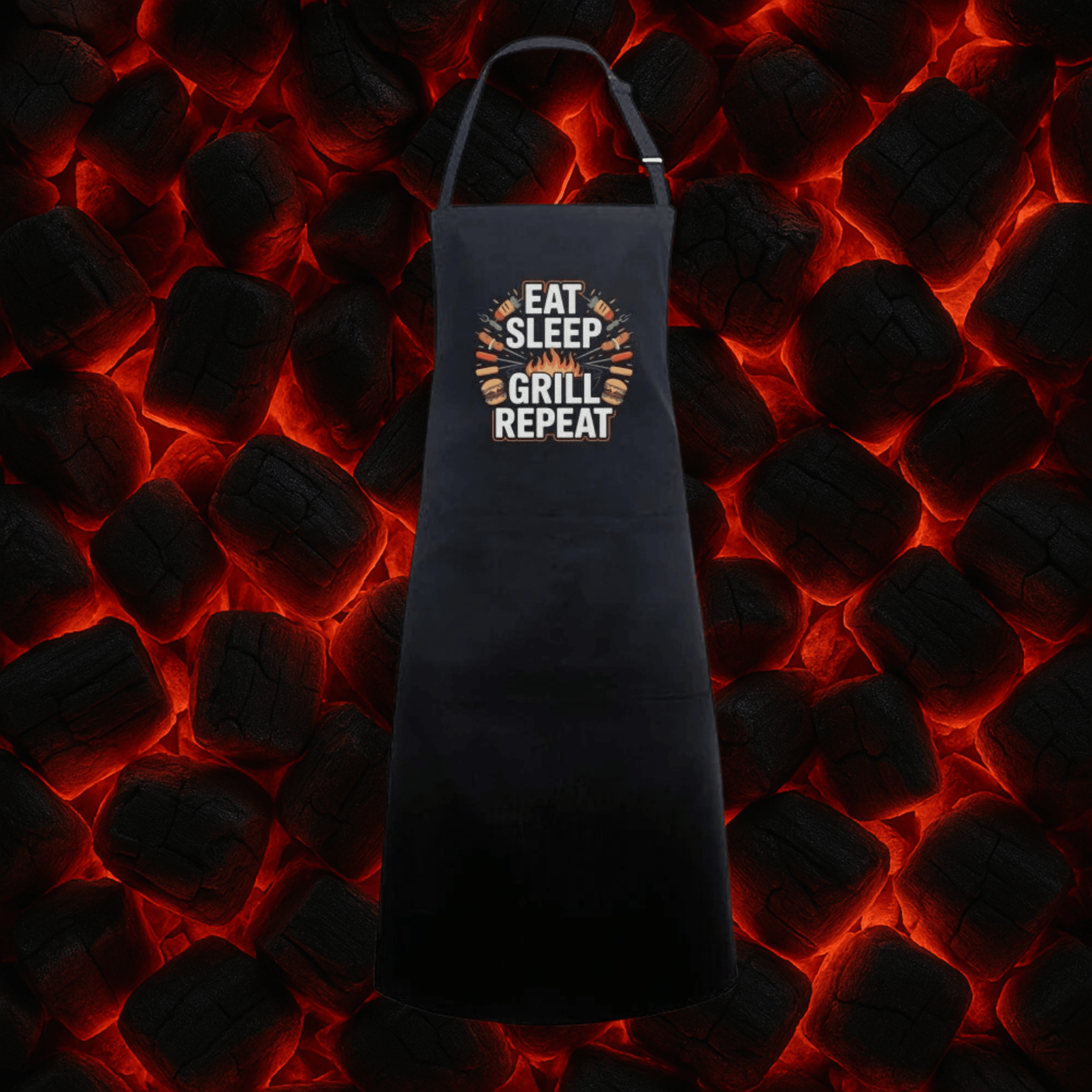 Eat Sleep Grill Repeat - Grillschürze | Apron | Meatware