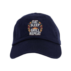 Eat Sleep Grill Repeat - Organic Cap | Cap | Meatware