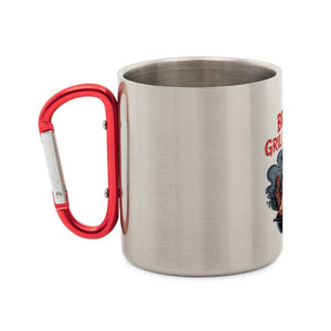 Edelstahl - Tasse mit Karabiner | Mug | Meatware