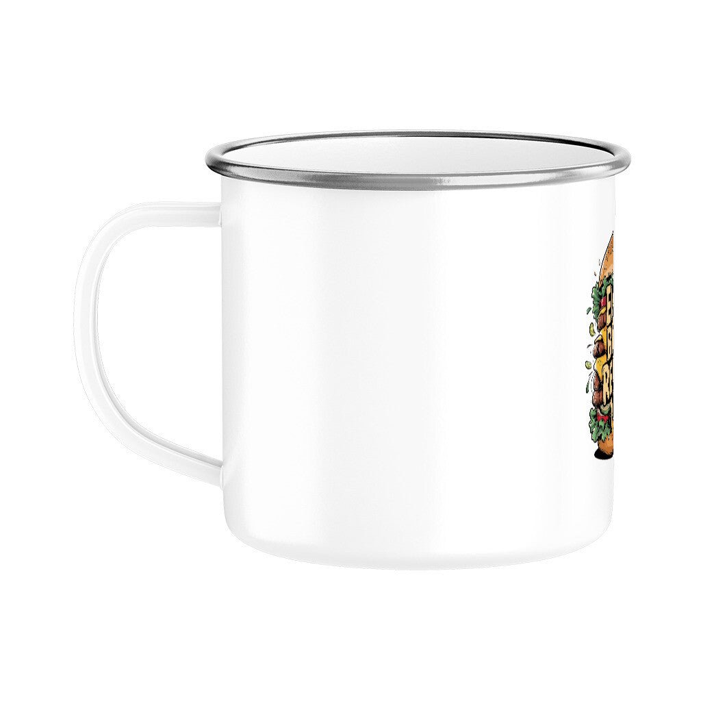 Ein Biss reicht nie! - Emaille Tasse | Mug | Meatware
