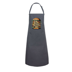 Ein Biss reicht nie! - Grillschürze | Apron | Meatware