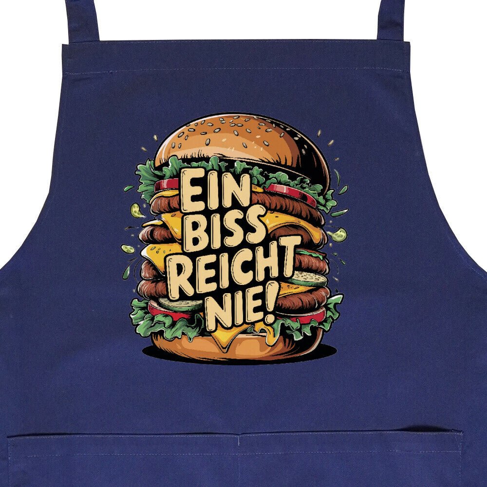 Ein Biss reicht nie! - Grillschürze | Apron | Meatware