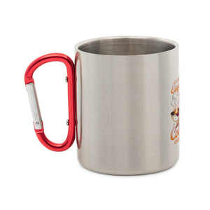 Einfache Frau - Cocktails und Grillen - Edelstahl - Tasse mit Karabiner | Mug | Meatware