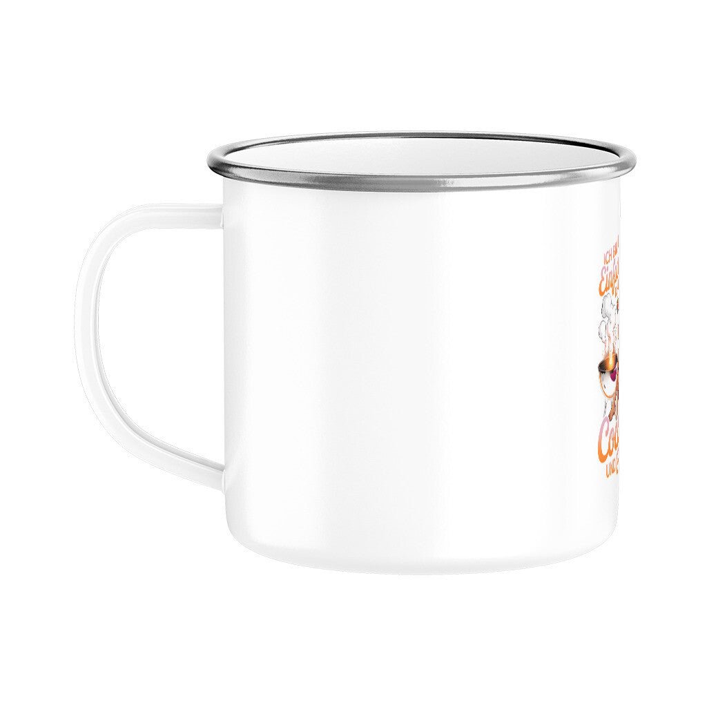 Einfache Frau - Cocktails und Grillen - Emaille Tasse | Mug | Meatware