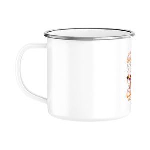 Einfache Frau - Cocktails und Grillen - Emaille Tasse | Mug | Meatware