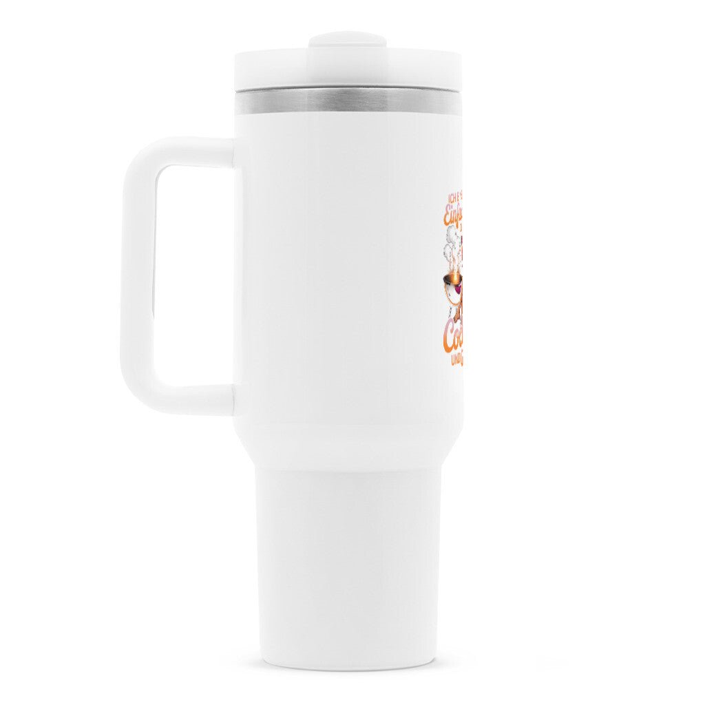 Einfache Frau - Cocktails und Grillen - Thermobecher | Mug | Meatware