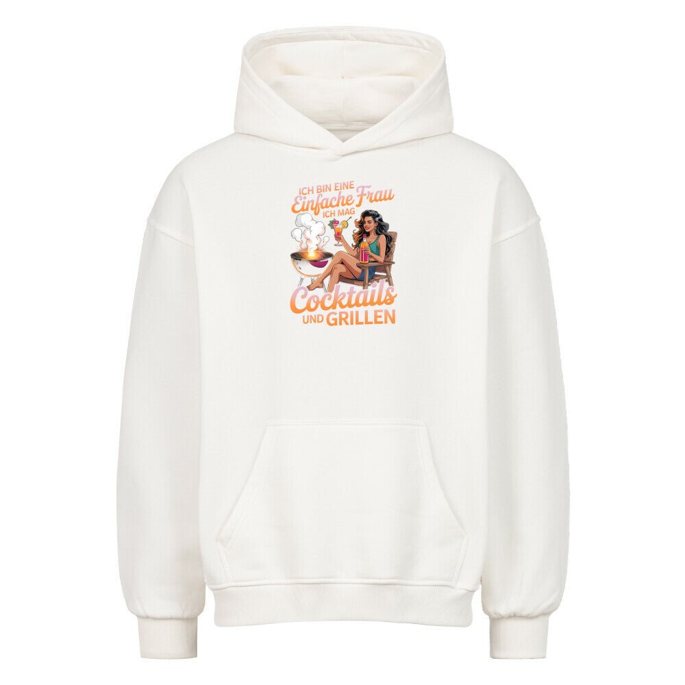 Einfache Frau - Cocktails und Grillen - VACANCY Oversized Hoodie | Hoodie | Meatware