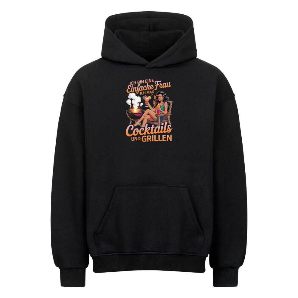 Einfache Frau - Cocktails und Grillen - VACANCY Oversized Hoodie | Hoodie | Meatware