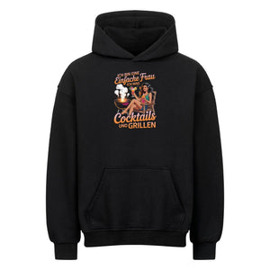 Einfache Frau - Cocktails und Grillen - VACANCY Oversized Hoodie | Hoodie | Meatware