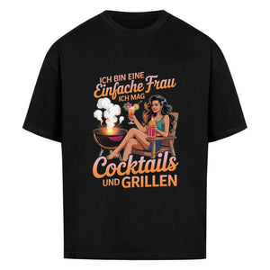 Einfache Frau - Cocktails und Grillen - VACANCY Oversized Shirt | T-Shirt | Meatware