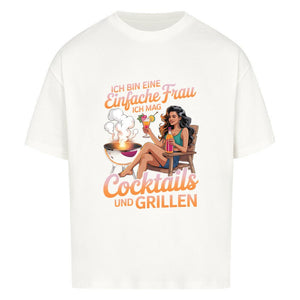 Einfache Frau - Cocktails und Grillen - VACANCY Oversized Shirt | T-Shirt | Meatware
