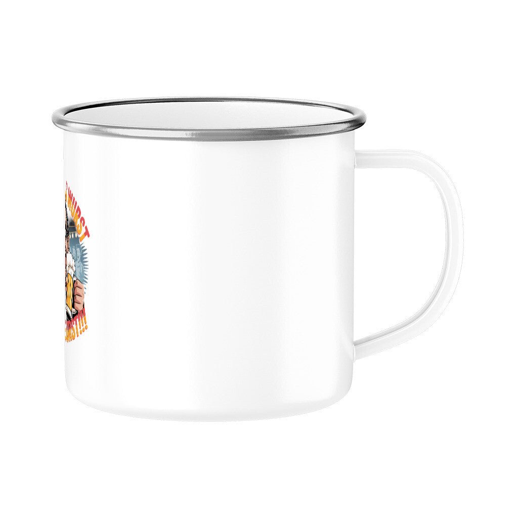First comes the wurst then the Durst - Emaille Tasse | Mug | Meatware