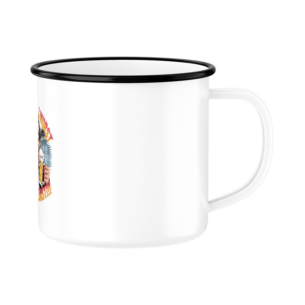 First comes the wurst then the Durst - Emaille Tasse | Mug | Meatware